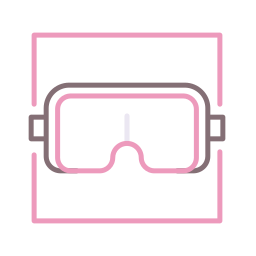 Safety goggles icon