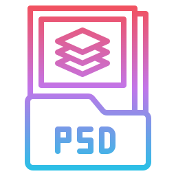 arquivo psd Ícone