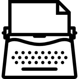 Typewriter icon