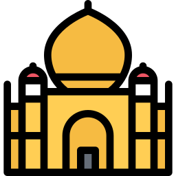 Taj mahal icon