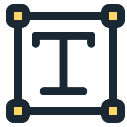 zone de texte Icône