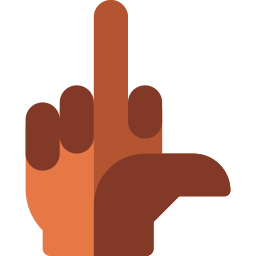 Middle finger icon