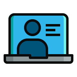 Online learning icon