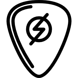 Guitar pick icon