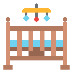 Łóżeczko dziecięce ikona