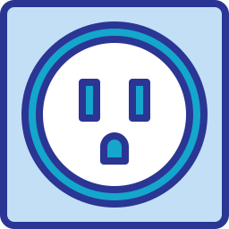 Wall socket icon