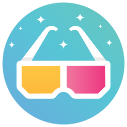 3d glasses icon