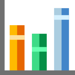 staafdiagram icoon