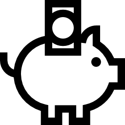 Piggy bank icon