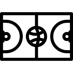 quadra de basquete Ícone