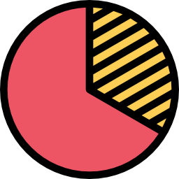 cirkeldiagram icoon