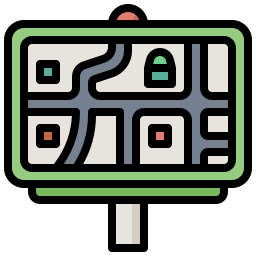 Road map icon