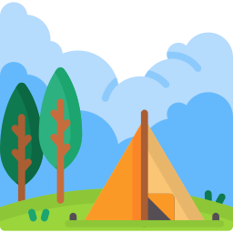 camping zelt icon