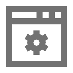 Web settings icon