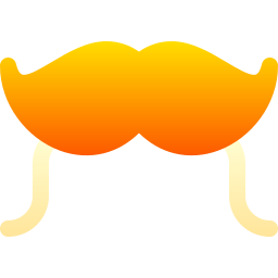 moustache Icône