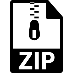 Расширение сжатых файлов .zip иконка