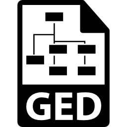 ged dateiformat symbol icon