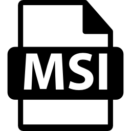 msi bestandsformaat symbool icoon