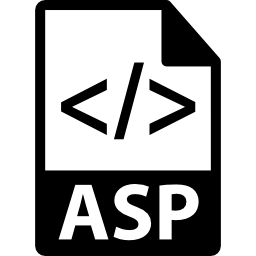 Asp file format symbol icon