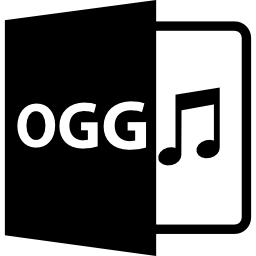 symbol formatu pliku audio ogg ikona