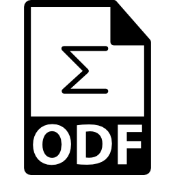 variante del formato di file odf icona