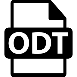 odt ファイル形式の記号 icon