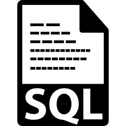 sql 파일 형식 기호 icon