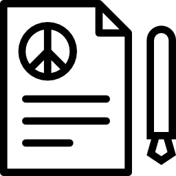 Peace treaty icon