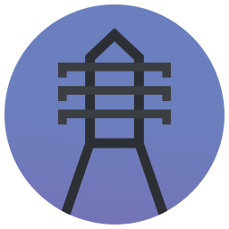 Electric tower icon