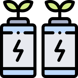 Eco battery icon