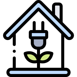 Eco house icon