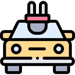 Electric car icon