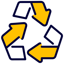 Recycle sign icon