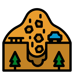 Landslip icon