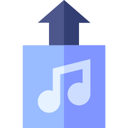 Music upload icon