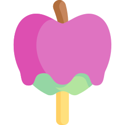 Caramelized apple icon