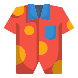 Hawaiian shirt icon