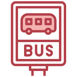 Bus stop icon