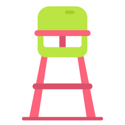 Feeding chair icon