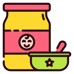 Baby food icon