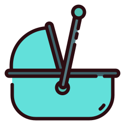 Moses basket icon