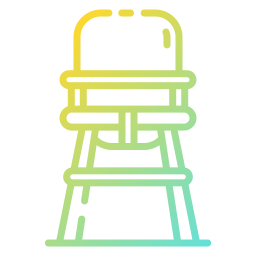 Baby chair icon