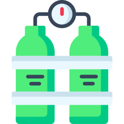 bouteille d'oxygène Icône