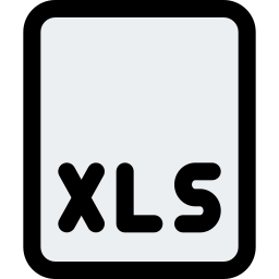 Xls file format icon