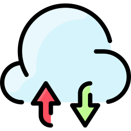 Cloud storage icon