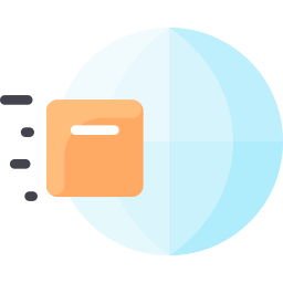 wereldwijde verzending icoon