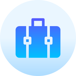 Travel bag icon