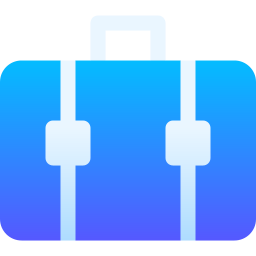 Travel bag icon