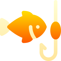 Fishing baits icon