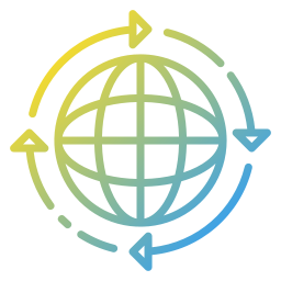 À l'échelle mondiale Icône